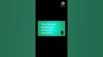 Airlines final boarding Announcement