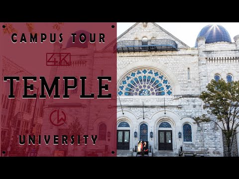 Temple University Campus [4K] Walking Tour (2021)