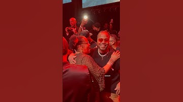 Thumbnail of Leon Thomas & his mom celebrate “Mutt” going platinum