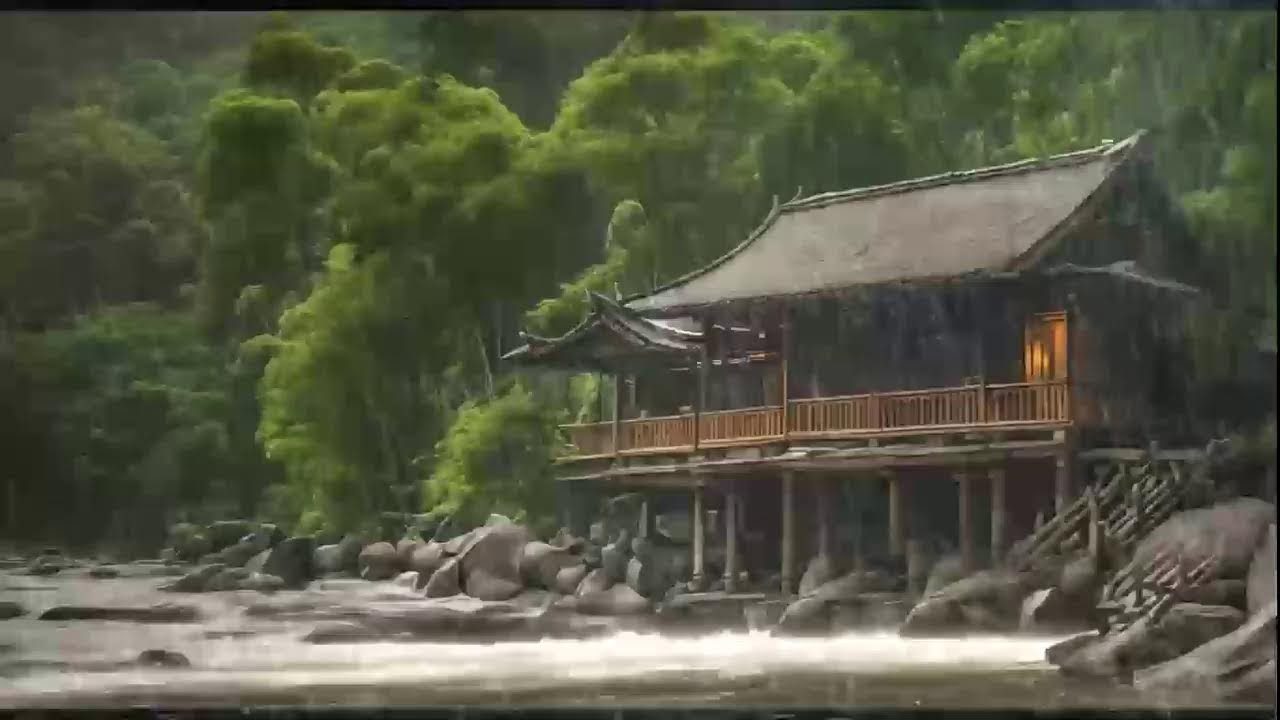 The soothing, heavy sound of rain reduces stress and improves overall health.