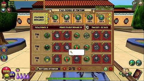 Fall 2020 Scroll of Fortune