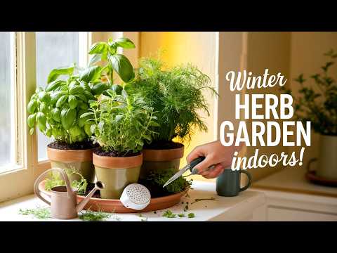 How to Set Up a Cozy Indoor Herb Garden for Winter | Grow Fresh Herbs Indoors by Gardening Story - Click to watch on YouTube