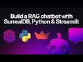 Build a RAG chatbot with SurrealDB, Python &amp; Streamlit