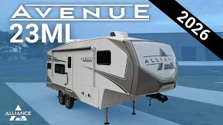 Celebrity 2026 Avenue 23ML Tour: Luxury Fifth Wheel | Rear Kitchen | Olympic Queen Bed Net Worth