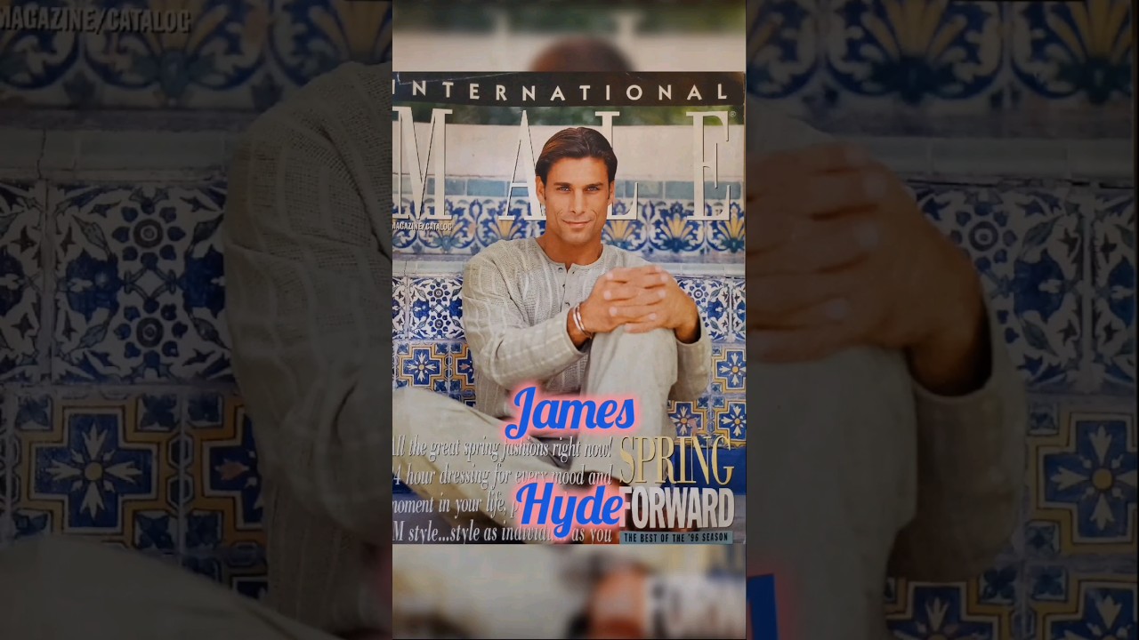 The stunning James Hyde #JamesHyde #90sMaleModel #90sMaleSupermodel #90sRunway