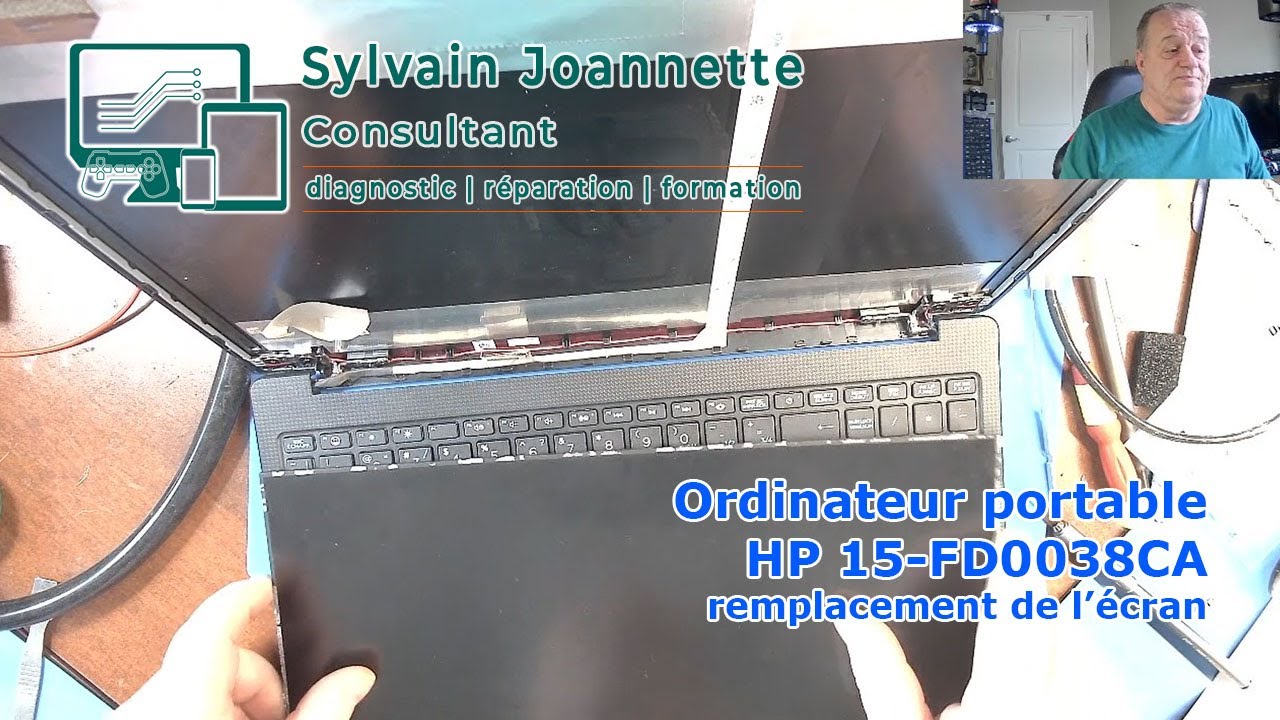 Ordinateur portable HP 15FD0038CA remplacement de l'écran Sylvain — free download