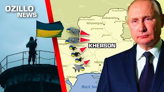 2 MINUTES AGO! Great Victory! Ukrainian Special Forces Raised the Flag in Kherson! by Ozillo News 24,893 views 2 days ago 1 minute, 18 seconds