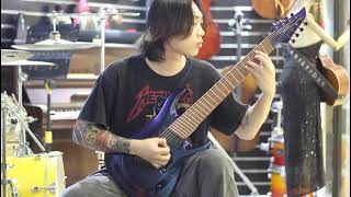 AKLOT XRN-8 TB Performance | Multi-Scale 8-String Electric Guitar