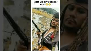 The Most Creative Beggar You will ever see! 😬😬😬😬