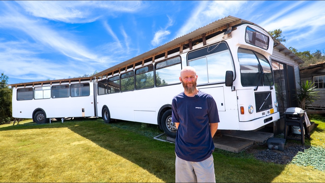 They Built a STUNNING Home in a Bendy-Bus