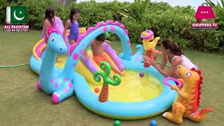 Intex Dinoland Inflatable Play Center   Age 3+ #57135 in Pakistan