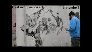STREET ART dark fantasy (made with framelapse)