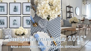 🪿🩵 DECORACIÓN PRIMAVERA 2026 | IDEAS PARA DECORAR TU CASA ✨ COTTAGE | CASA INFONAVIT