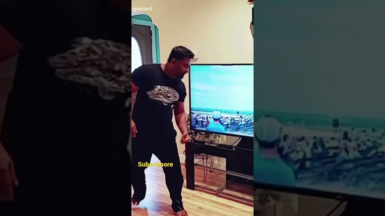 The Guy interacted with TV perfectly | 