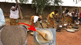 How Berom Women process CHUN (Acha or fonio) will Amaze you