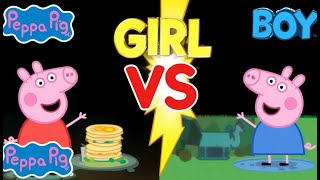 Details Girl VS Boy 💥 Sibling Compilation 🩷 Peppa Pig Tales cartoon kids | Gender Reveal Episode this Sat! News