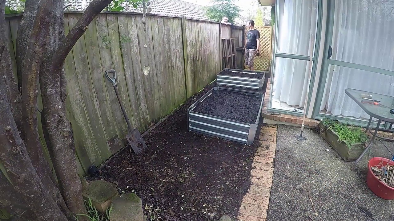 Veggie Garden hugelkultur raised beds YouTube