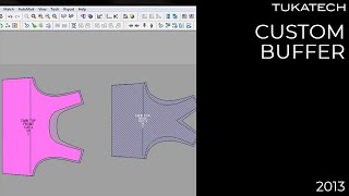 Custom Buffers | CAD Pattern Making Tutorial | TUKAtip - TUKAmark (2013)