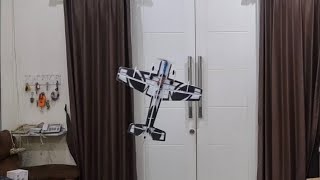 ALERC Micro Sbach 342 FP 3D Living Room Hoover & Wall Landing - Handi Yohanes #rcplane #rcpilot