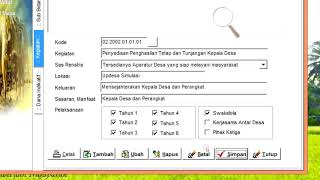 Siskeudes 2 0   Input RPJM Desa