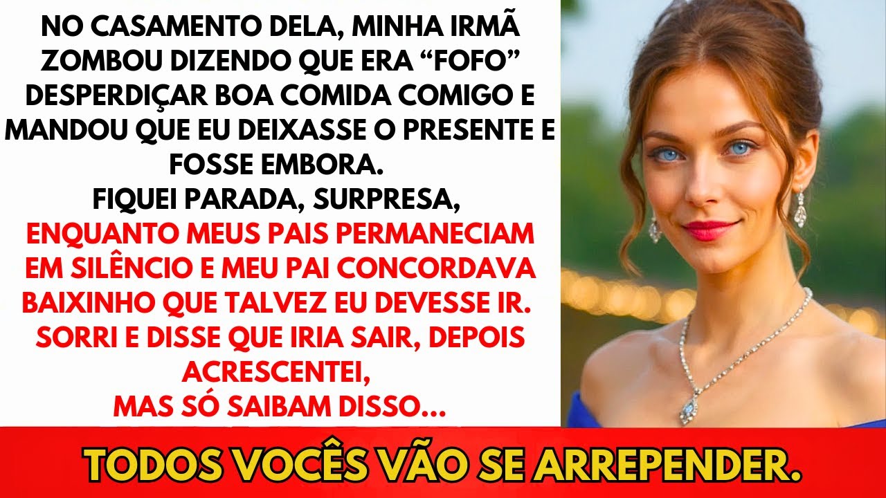 No Casamento Da Minha Irmã, Ela Me Negou Comida E Me Humilhou — Meus Pais Concordaram, Mas Então...
