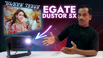 Best Budget Projector Under 12000 Rupees In India ! EGate Duster 5x Pro Review