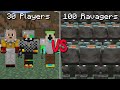 Can My Viewers Beat 100 Ravagers? Feat. Lifesteal SMP