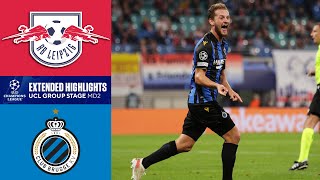 RB Leipzig vs. Club Brugge: Extended Highlights | UCL Group Stage MD 2 | CBS Sports Golazo