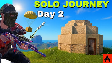 SOLO JOURNEY DAY 2 | OXIDE SURVIVAL ISLAND | 8848 LUFFY #oxide #оксайд #rust 