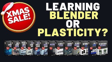 Save Big on Blender and Plasticity Courses this XMAS