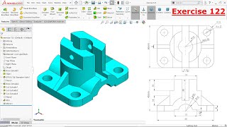 SolidWorks Tutorial for Beginners exercise 122