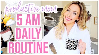 NEW 2020 SPRING 5AM PRODUCTIVE MOM ROUTINE + FULL DAY DAILY SCHEDULE! SAHM MOM MOTIVATION @BriannaK
