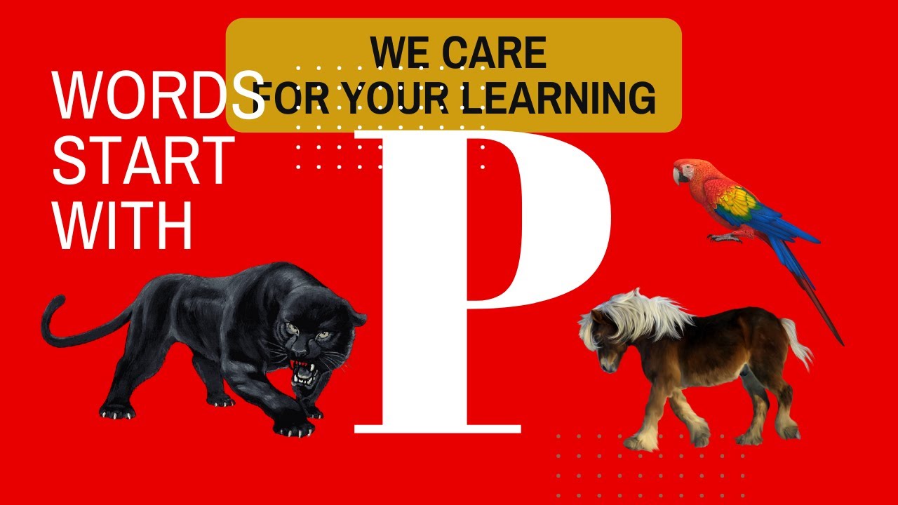 Words starting with P|English Learning|Basic English|Learn ABC|The Shepherds| |Educational Videos.