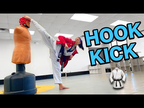 Taekwondo Hook Kick in 3 Easy Steps!