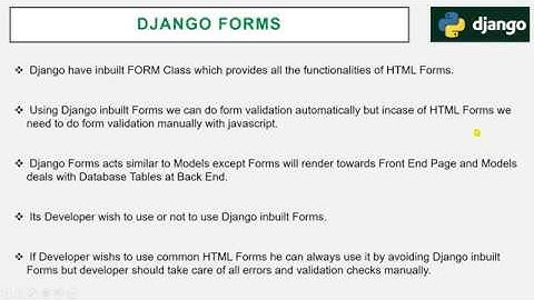 19  Django Forms