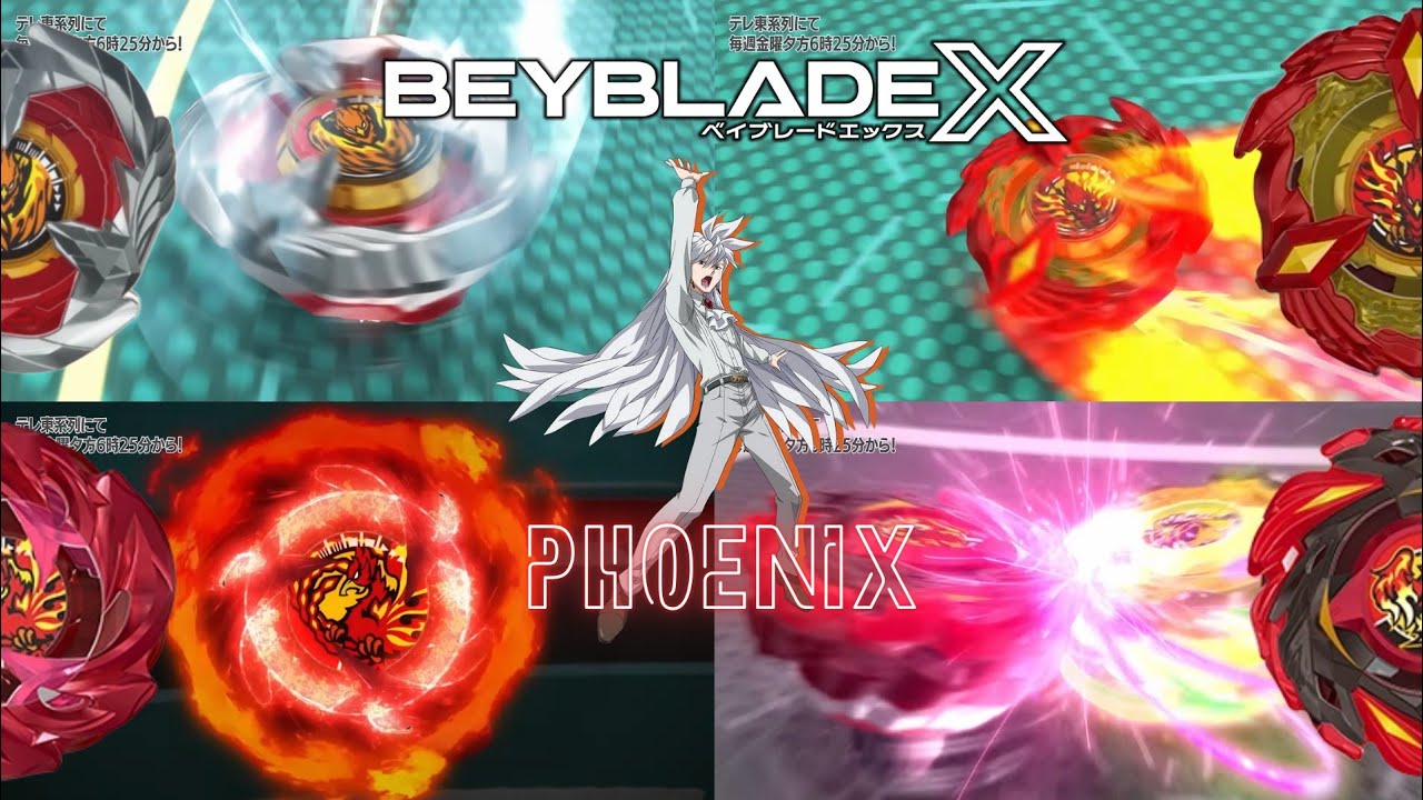 ALL BATTLE PERFORMANCES PHOENIX BY BLAZE FUJIWARA - BEYBLADE X 