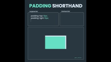 Learn Padding Shorthand in 16 Seconds.