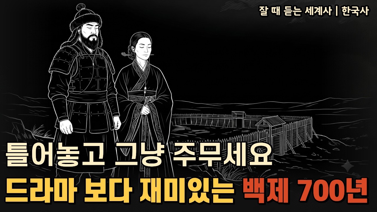 🌙성우 이지선 낭독 | 드라마보다 더 재밌는 백제 700년 풀스토리 | 잘듣세