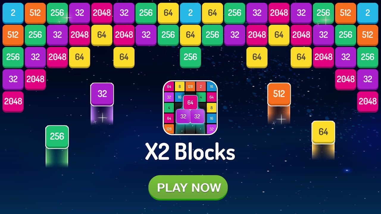 X2 Blocks : 2048 Merge Block Puzzle Games - YouTube