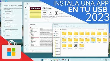 Como INSTALAR APLICACIONES en una memoria USB ✨ App en USB