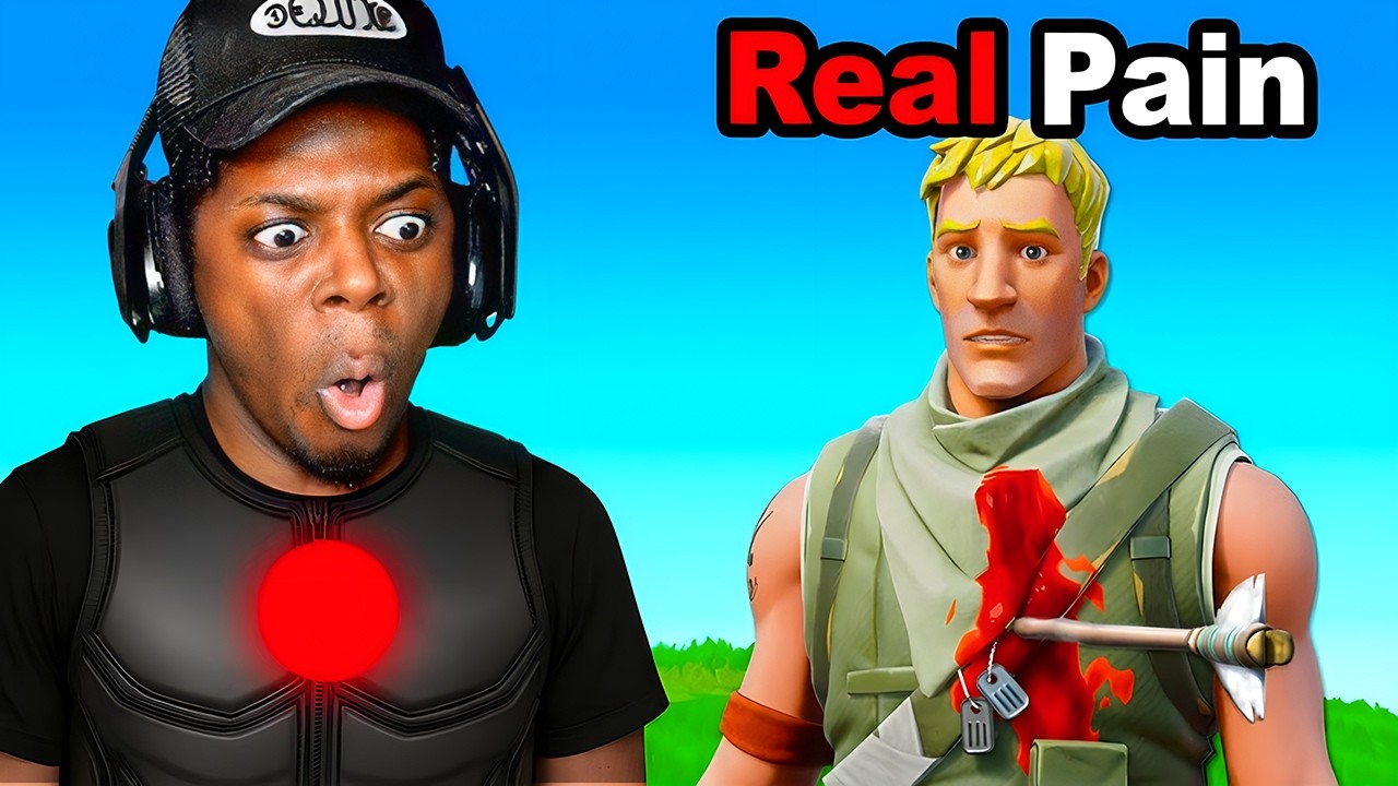Fortnite But I Feel REAL PAIN in REAL LIFE