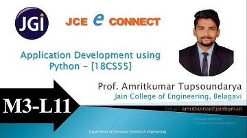 JCE CSE 18CS55 - M3_L11 - Debugging: Logging, IDLE
