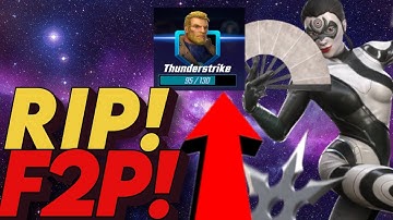 F2P GETS HIT HARD AGAIN! Command Center Screw-Up & Thunderstrike Problems! MARVEL Strike Force