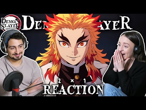 UMAI! 🍜 Demon Slayer 2x1 REACTION! | "Flame Hashira Kyojuro Rengoku"