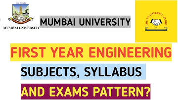Mumbai University First Year Engineering Subjects, Pattern and Full Details |