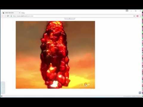 Explosion enhanced by bloom post-procesing