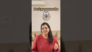 ➡️ Stop Pronouncing the “H” in These English Words | #pronunciation #english #educational #viral