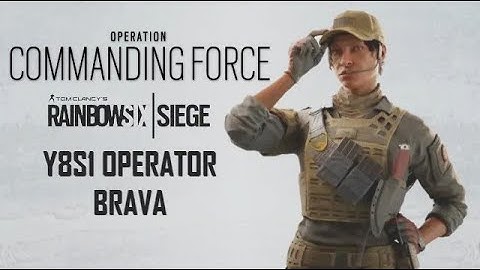 Rainbow Six Siege Y8S1 Operation Commanding Force Operator Brava (PS5)