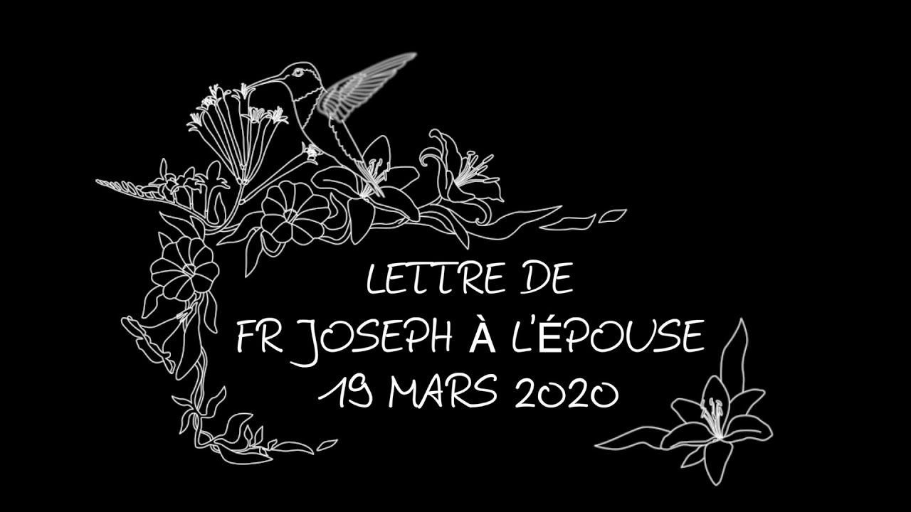 FR JOSEPH BRANHAM REPOND AUX QUESTIONS SUR LE CORONAVIRUS DANS UNE LETTRE A L’EPOUSE  LE 19/03/2020