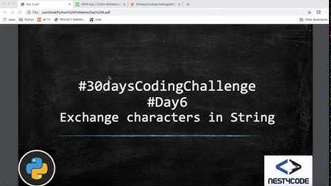 Day6 Problem for Python 30daysCodingChallenge